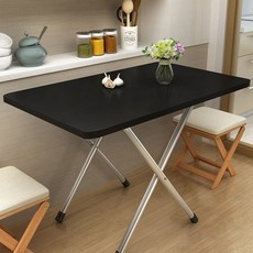 哈特溫 精緻可愛多用途桌 60 x 40 x 50 cm, 黑色, 2人