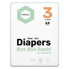 PARASOL 新科技水凝尿布 工藝升級版 6~11kg, 64片, M