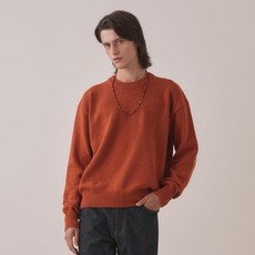 WEST GRAND BOULEVARD 男士半寬鬆羊毛混紡針織衫