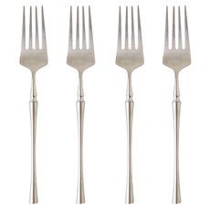 JUST HOME 凱恩斯304不鏽鋼餐叉4件組 7009-03A, 1套, 銀色
