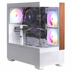 주연테크 2025 카운터 D6 라이젠5 라이젠 7000 시리즈 라데온 RX 9070 XT, 화이트, 16GB, 512GB, WIN11 Home, D675F97XTW-W 화이트, 16GB, 512GB, WIN11 Home, D675F97XTW-W