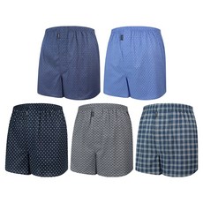 BYC 男士高級純棉四角褲5件組