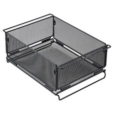 Campingmoon 柯曼 一單位鐵製置物籃 CK-24BK, 黑色