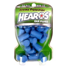 HEAROS PU泡棉靜音耳塞 5826 藍色, 1個, 14雙