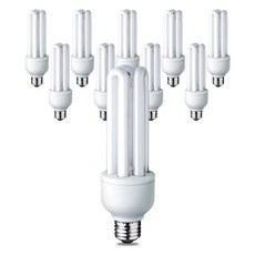 WONHA 長壽燈泡 三波長 EL 一般燈泡 20W, 10個, 晝光色