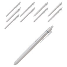 Pilot FRIXION WAI 按鍵魔擦筆 0.5mm, 迷你灰, 10個