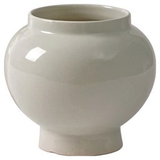 Morningscent 陶瓷換盆風水室內裝飾品擺件財運月亮甕, 1個, 薄荷綠