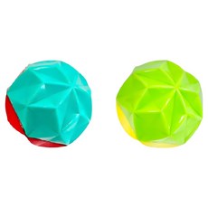 Bestkin 彈跳鑽石球球發聲寵物玩具2件組, 1套, 顏色隨機