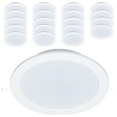 JangsuLamp Wonha 長壽燈 LED 無頻閃 15W 嵌入式筒燈 176mm, 白光, 20個