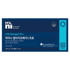 Myni rTG Omega-3 Pro 180入, 1個, 180錠