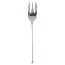 JUST HOME 騎士風格 304不鏽鋼三齒點心叉 單品 7007-09, 1個, 銀色