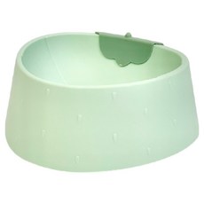 Bestkin 萌萌草莓寵物碗, 1個, 綠色
