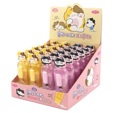 PINKFOOT 可愛貓咪角色便利滑動式橡皮擦2入組, 24個, 混色