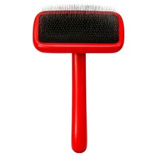 Chris Christensen 克莉絲汀森 Karben系列木柄氣墊寵物按摩針梳 中型, 1個, 紅色