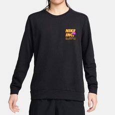 NIKE 耐吉 男款 Dri-FIT 長袖圖案大學T恤 FN3991-010