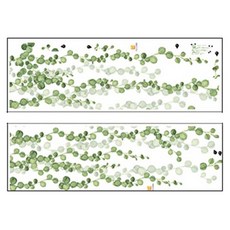 WA. WALL ART 無痕設計壁貼 FX-C09 2張, 植物 + 藤蔓