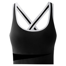 투이스타 배색 스포츠브라 헬스 요가 필라테스심리스 브라탑