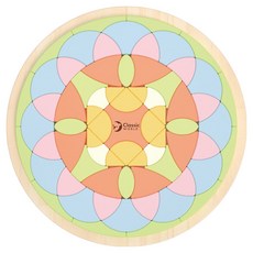 Classic WORLD 客來喜 曼陀羅花益智拼盤 20261, 1個, 71片, 混和顏色