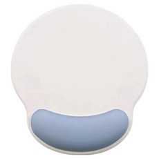 kingkong 簡約撞色舒壓護腕滑鼠墊, 月光灰, 1個