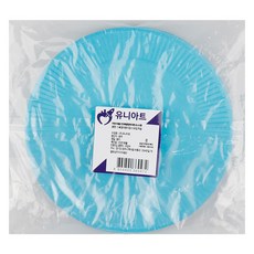 유니아트 C칼라종이접시, 하늘, 50개