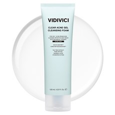비디비치 클리어 아크네 젤 클렌징 폼, 120ml, 1개