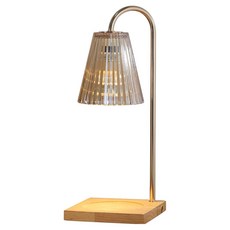 錘紋玻璃香氛蠟燭暖燈, 香檳金