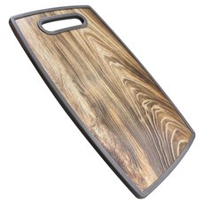 영수산업카멜 나무무늬 전사 플레이팅 PP 도마, 우드, 1개