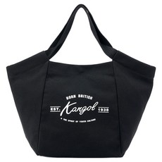 KANGOL 袋鼠 帆布托特包 6325170320, 黑色