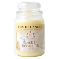 LUMIE CANDLE 蠟燭, 1個, 嬰兒爽身粉香, 570g