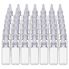 LIVING Maker 分裝便攜式尖頭蓋油瓶 100ml, 50個, 透明