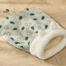 PASTEL PET 寵物柔軟舒適隱密屋口袋睡袋, 1個, 灰色