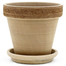 Garden in the City 義大利陶盆 Vaso 火山刮痕底盤組, 火山刮痕