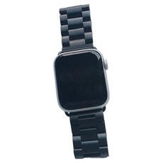 Womens9999 Apple Watch兼容7 SE 6 5 4 3金屬錶帶, 黑色38/40/41mm【兼容】