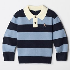 SPAO Kids 條紋領子毛衣