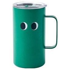 Modern House TO GO 豆豆書桌馬克杯, 1個, 綠色, 600ml