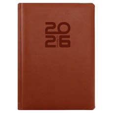 陽地日記 2026 Usuary25A 日記本, 1個, 棕褐色