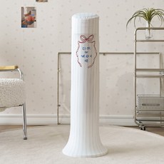 BEBEDECO 彈性家電萬用罩 復古蝴蝶結塔式電風扇罩, 藍色條紋