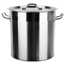 plala All-rounder 電磁爐 全不鏽鋼 電磁爐 衛生容器 10G L, 銀色, 1個, 33.5cm