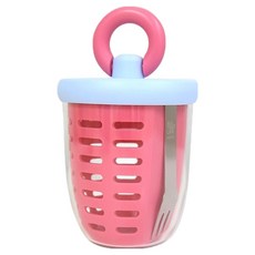 橡子環水果杯, 1個, 粉紅色