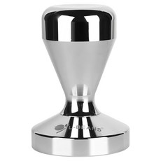 l-beans 咖啡壓粉器/電鍍不鏽鋼壓粉器/壓粉錘/咖啡機壓粉棒 51mm, 1個, 銀色