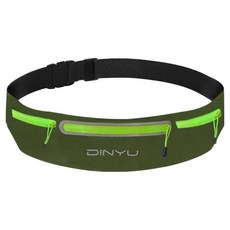 D.fave 日常跑步腰包, 卡其綠, 1個