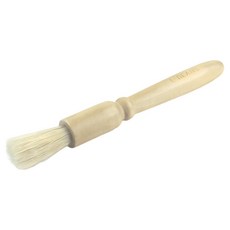 l-beans 木柄咖啡磨豆機清潔刷/豬鬃毛刷粉刷, 1個, 褐色