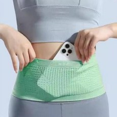 심플 러닝벨트 힙색, 그린, 1개