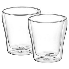 LuigiFerrero Coffeina 雙層玻璃濃縮咖啡杯 140ml, 透明色, 2個