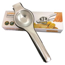 Hourworks 不鏽鋼家用手動加厚型檸檬榨汁機, 1個, 50ml