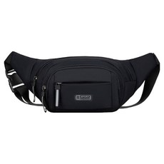 D.FAVE 運動跑步腰包, 1個, 黑色