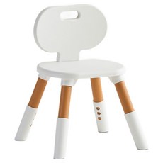 LIVART Pino Woody 高度調節椅, 原木色 + 白色
