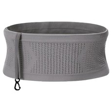 D.fave 素色慢跑腰包, 1個, 灰色