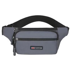 Defave 動感跑步腰包, 1個, 灰色