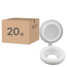 螺絲帽蓋 白色, 20個
